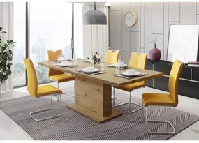 Rozkladací jedálenský stôl STRAP dub artisan