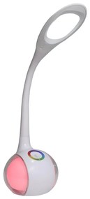 LED RGBW Stmievateľná dotyková stolná lampa COSMOS LED/6,5W/230V biela