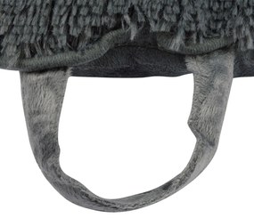 Tmavosivý pelech pre psa 55x87 cm – Love Story