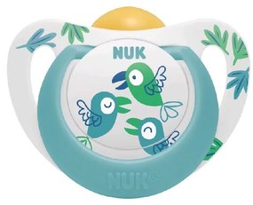 Dojčenský latexový cumlík NUK Star 18-36 m zelený, vel. 18-36 m