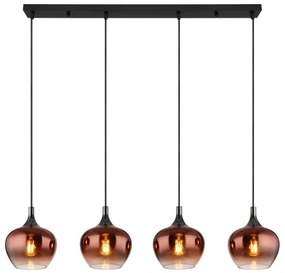 Globo 15548-4HG - Luster na lanku MAXY 4xE27/40W/230V medená