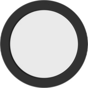 Mexen LDSR, LED stropné svietidlo, priemer 17 cm, 12W, neutrálna - 4000K, 960 lm, čierna - L212-017-1240-70