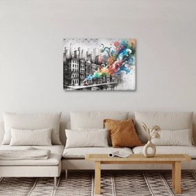 Obraz - Priemyselný život (70x50 cm)