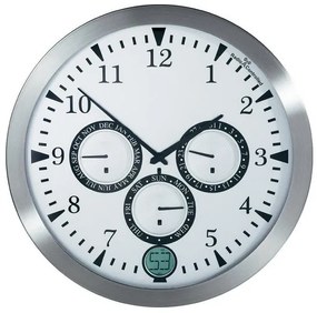Nástenné hodiny DCF Alu, Renkforce, 40 cm