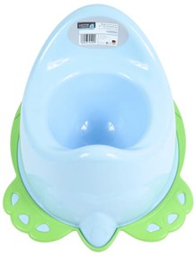 Detský nočník BIRDIE JAY 36 cm, svetlomodrý/zelený
