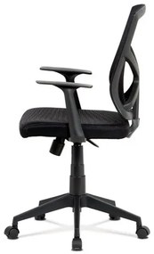 Vkusná kancelárska stolička čiernej farby