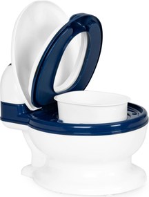 Detský nočník ECOTOYS – sedes s vyberateľnou vložkou, mäkkým sedadlom a kefkou