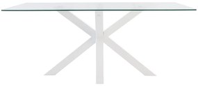 Stôl madie 200 x 100 cm biely MUZZA