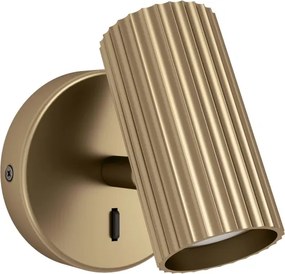 Eglo 902033 - Nástenné bodové svietidlo PORTILLO 1xGU10/5W/230V zlaté