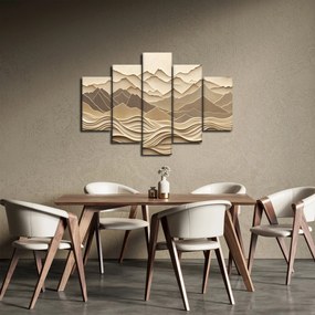 Obraz - 3D línia hôr (150x105 cm)