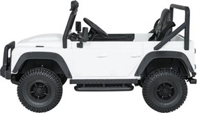 Elektrické autíčko Land Rover Defender 110 SVX biele