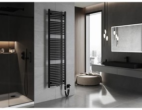 Mexen Ares, elektrické vykurovacie teleso 1800x500 mm + vykurovacia tyč 900 W, čierna, W102-1800-500-2900-70
