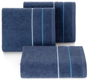 FROTÉ UTERÁK SUZI 70X140 CM TMAVOMODRÁ