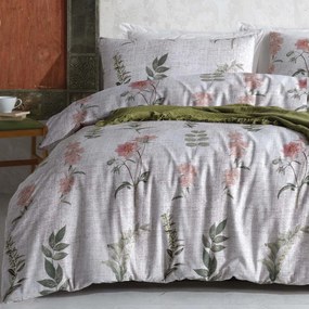 RENFORCÉ OBLIEČKY SILE EXCLUSIVE 200X220 CM, 2KS 70X80 CM KVETY