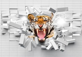 Manufakturer -  Tapeta Tiger jump
