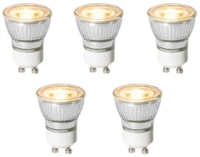 Sada 5 GU10 3-stupňových stmievateľných LED žiaroviek 35 mm 4W 220 lm 2700K
