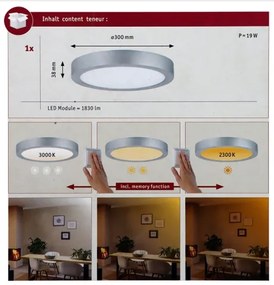 Paulmann 79798 - LED/16W Stropné svietidlo CARPO 230V 2300/2500/3000K