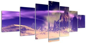 Abstraktný obraz hôr