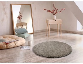 Sivý koberec Universal Aqua Liso, ø 100 cm