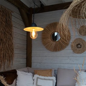 Inteligentná vonkajšia závesná lampa antracitová IP44 vrátane WiFi ST64 - Kansas Graphite