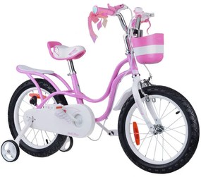Detský bicykel 16" Little Swan RoyalBaby RB16-18 (RO0171) - ružový