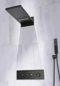 Elegantný sprchový set Malmrik Čierna