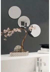 Nástenné zrkadlá v súprave 3 ks ø 15 cm – MSV