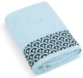 Bellatex Froté uterák Čipka modrá, 50 x 100 cm, 50 x 100 cm