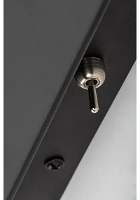 Rabalux 71089 - Nástenná lampa s poličkou TACITO 1xGU10/25W/230V čierna