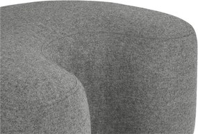 Sivý vlnený taburet Ü – noo.ma