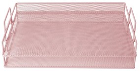 Ružový kovový zaraďovač na dokumenty PT LIVING Holder, 25 x 36 cm