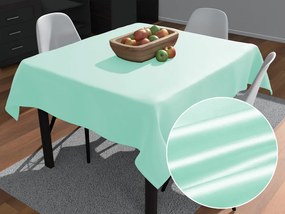 Biante Saténový štvorcový obrus polyesterový Satén LUX-059 Svetlo mintový 40x40 cm