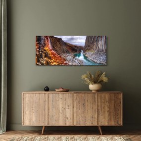 Obraz - kaňon Studlagil (120x50 cm)