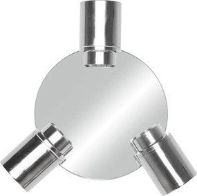 Kovové bodové svietidlo v lesklej striebornej farbe Angelo - Trio