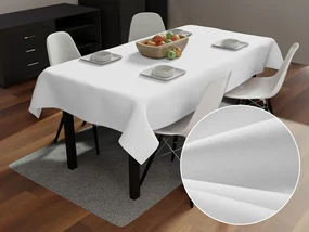 Biante Bavlnený obdĺžnikový obrus MONI MO-042 Biely 140x180 cm