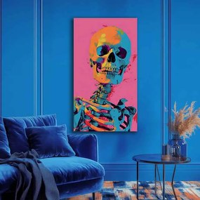 Obraz Neon Skeleton na plátne | Akrylové detaily
