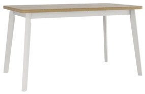 Stôl Harry 80 x 140/180 VI, Morenie: sonoma - L, Farby nožičiek: biela