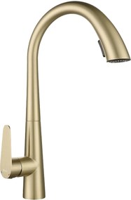 Rea Ross, stojanková drezová batéria h-430, zlatá matná, REA-B5312