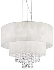 Závesné svietidlo/Luster Ideal lux 068299 OPERA SP6 BIANCO 6xE27 60W biela