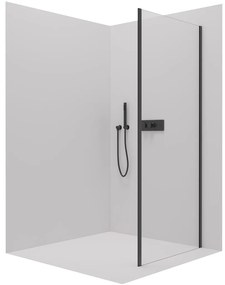 CERANO Cerano, sprchová zástena pre dvere Santini a Ferri 80x195 cm, 6mm číre sklo, čierny profil, CER-CER-425650