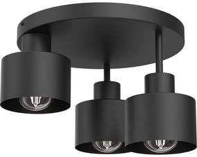 Stropné svietidlo PARKLA 3xE27/15W/230V čierna