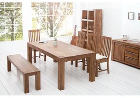 Jedálenský stôl 39362 160x90cm Masív drevo Palisander - Komfort-nábytok