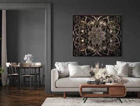 drevko |  Nástenná mandala Hrejivý ornament  45 x 53 cm