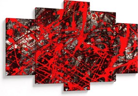Obraz - Expresívne abstrakcie (150x105 cm)