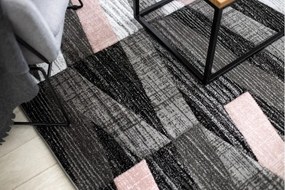 Kusový koberec ALTER Bax pruhy ružový