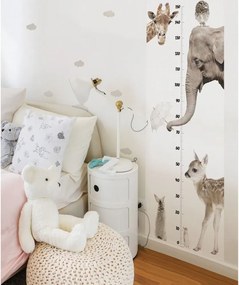 Samolepka do detskej izby rastový graf milujem zvieratá