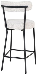 Biela barová stolička (výška sedadla 65 cm) Badalona – House Nordic