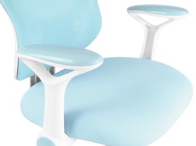 Detská rastúca stolička Neoseat JUNI 007 — látka, prateľný poťah, modrá