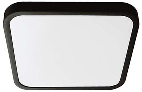 LED Kúpeľňové stropné svietidlo LED/18W/230V 3000K IP44 25x25 cm čierna