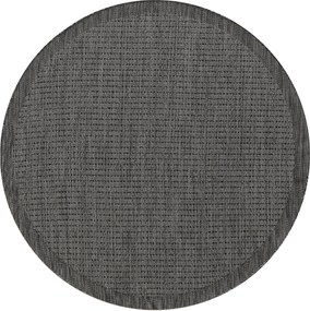 Kusový koberec Giza 1410 Black kruh, 120x120 (priemer) kruh, čierna, chodba / predsieň, Ayyildiz